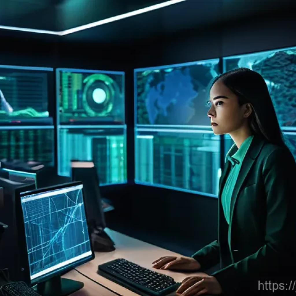 보안관제센터 장단점 분석 - **Prompt:** A dynamic and intense scene inside a state-of-the-art Security Operations Center (SOC). ...